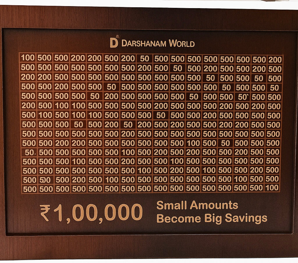 Wooden Savings Challenge piggy bank 💰✨