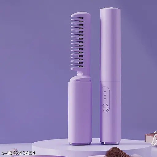 🌟 Rechargeable Hot Comb Hair Straightener💇‍♀️🔥